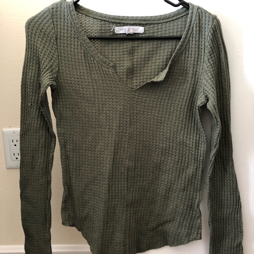 Waffle tee